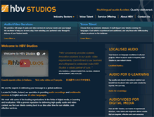 Tablet Screenshot of hbvstudios.com